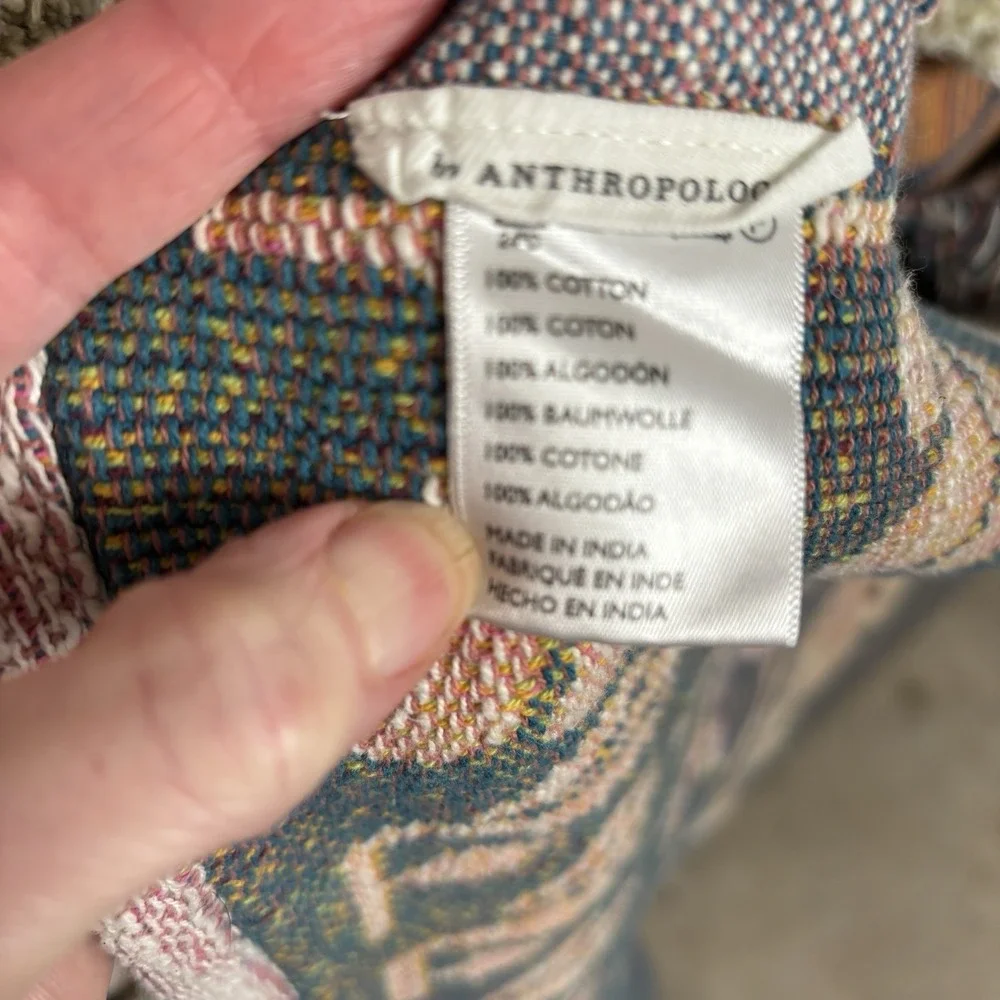 Anthropologie Barbery Tufted Throw Blanket - Picture 4 of 5